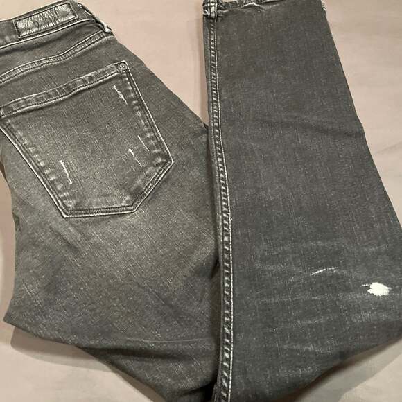 DKNY Men's Varick Skinny Fit Distressed Black Jeans Size 32x30 - Picture 7 of 9